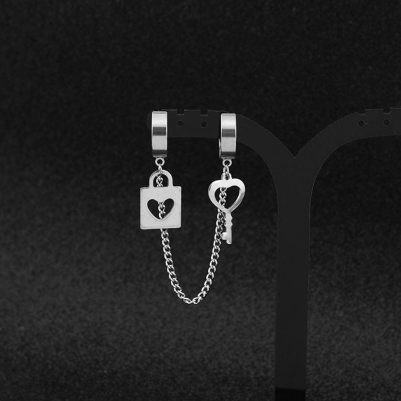 Khuyên tai phối chuỗi xích thời trang cá tính cho nữ