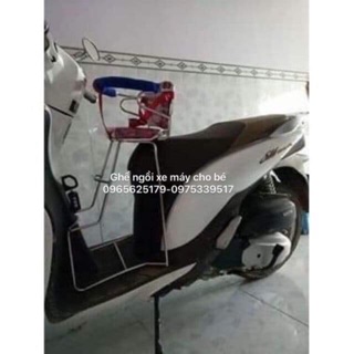 Ghế ngồi xe máy cho bé xe Sh mode có vòng