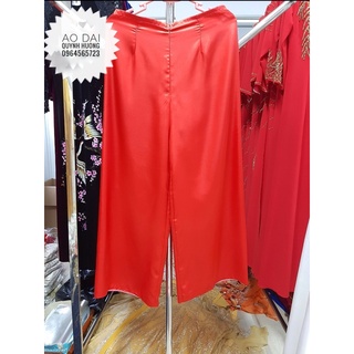 Quần phi bóng mặc áo dài mềm mại