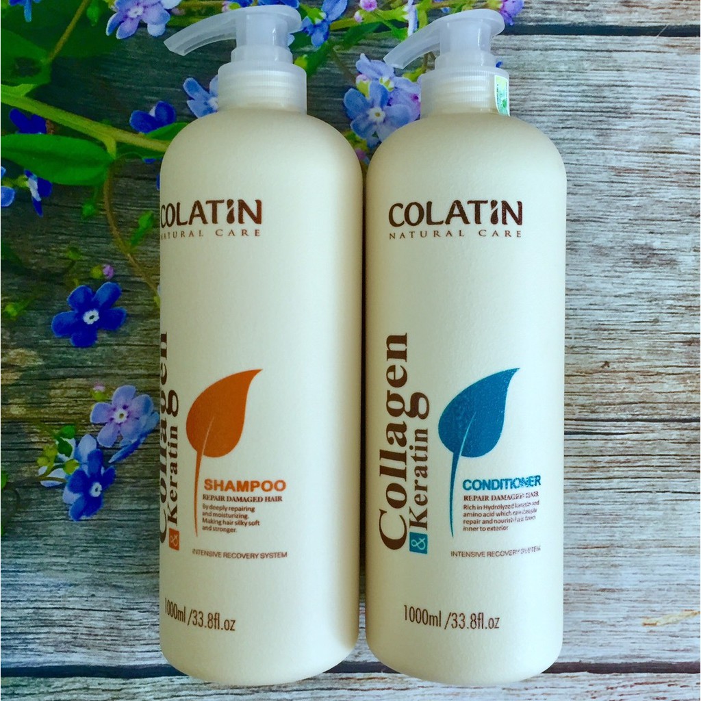 [Colatin chính hãng] Dầu xả siêu mượt Colatin Nature Collagen 1000ml