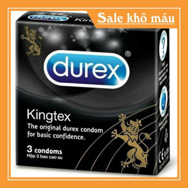 [Giá Tốt-Chính Hãng]Bao cao Su Durex gân gai hạt nổi ThaiLan  hộp 3 cái Love