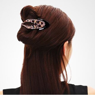 Kẹp tóc đính đá phong cách Hàn Quốc