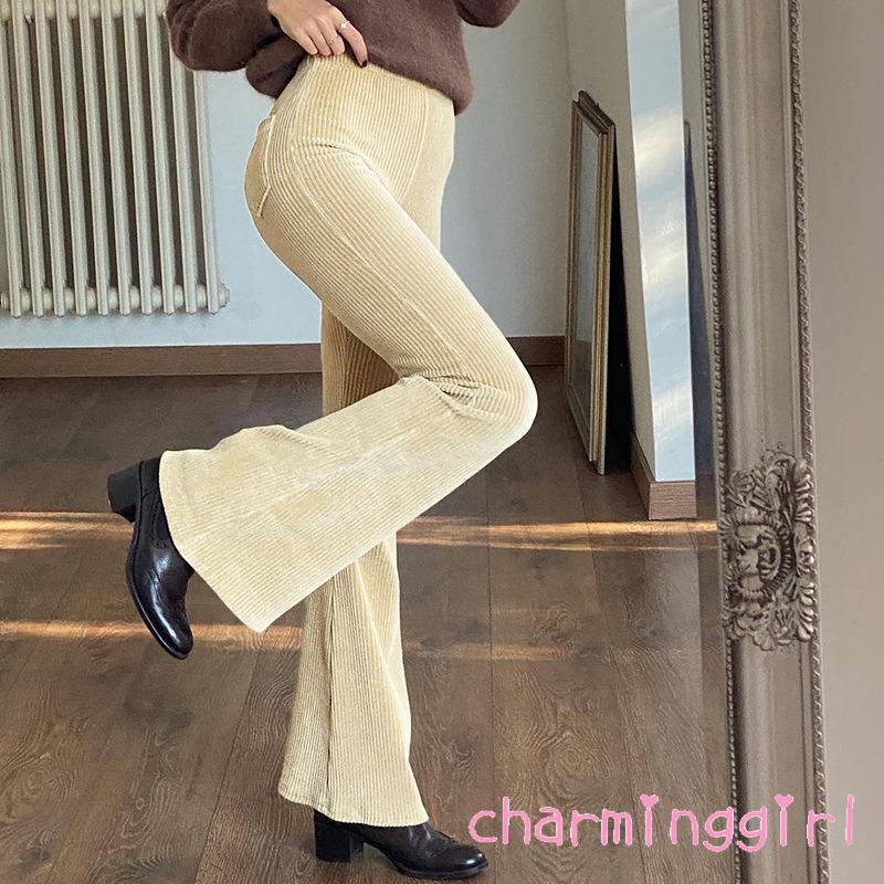 Quần Dài Ống Loe Thời Trang Dành Cho Nữ