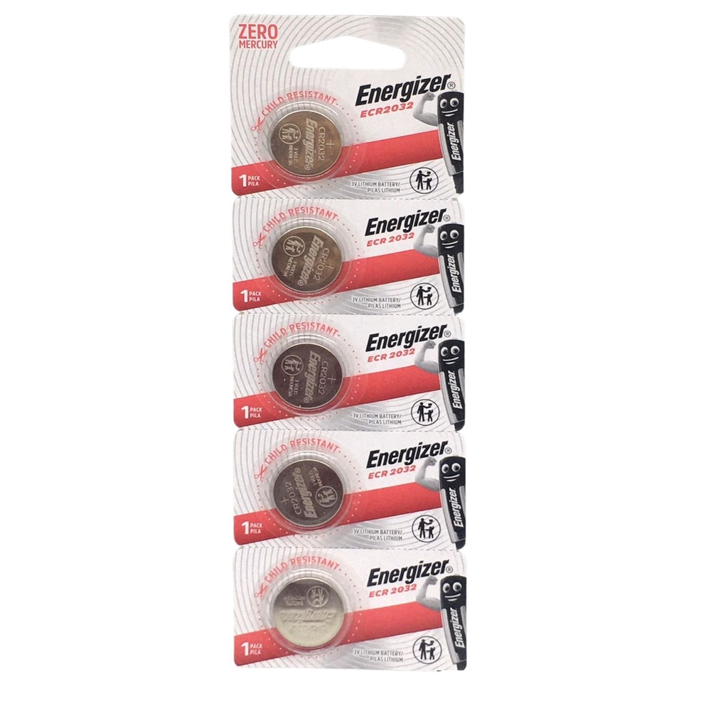 Pin CR2032 Energizer 3V vỉ 5 viên chính hãng