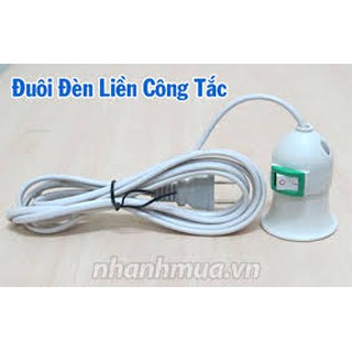 Đuôi đèn liền công tắc có dây 1m5