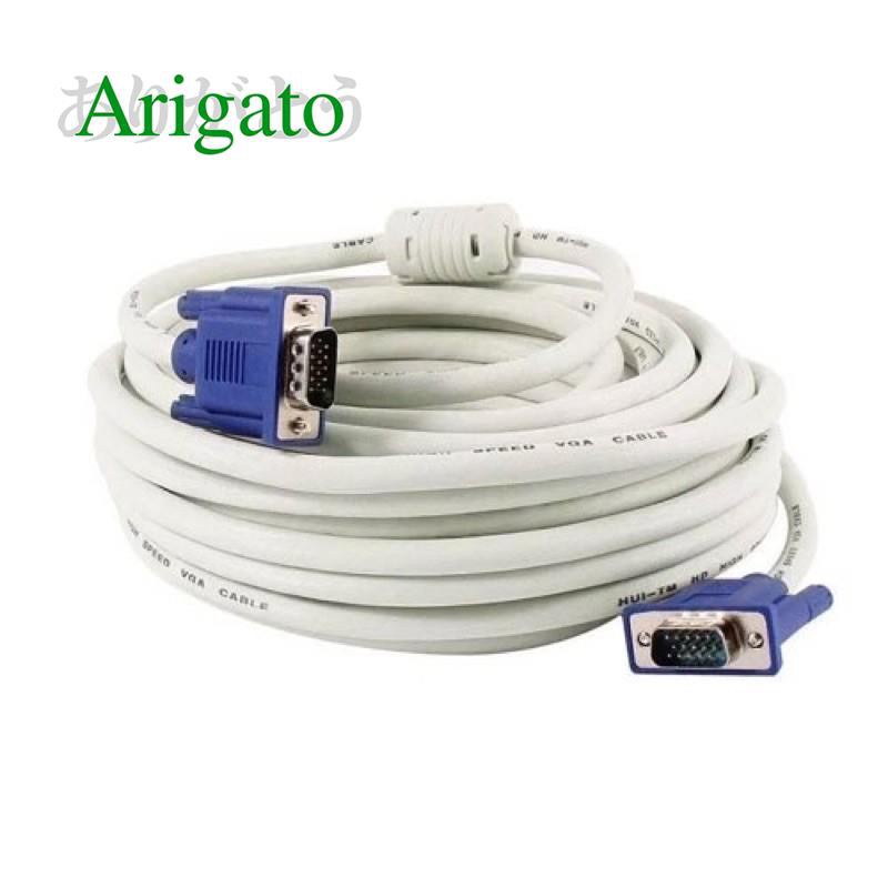 Cáp Vga Trắng 15M 20M 25M 30M Arigato Đảm Bảo Chất Lượng