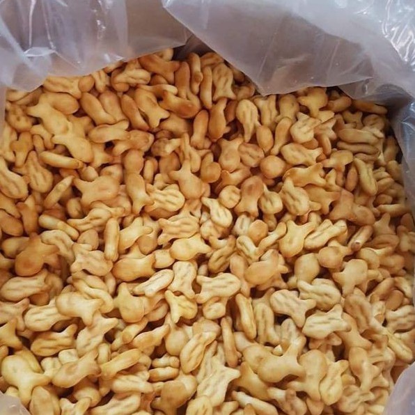 500g - Bánh quy cá mặn ngọt thơm ngon ăn vặt không ngán