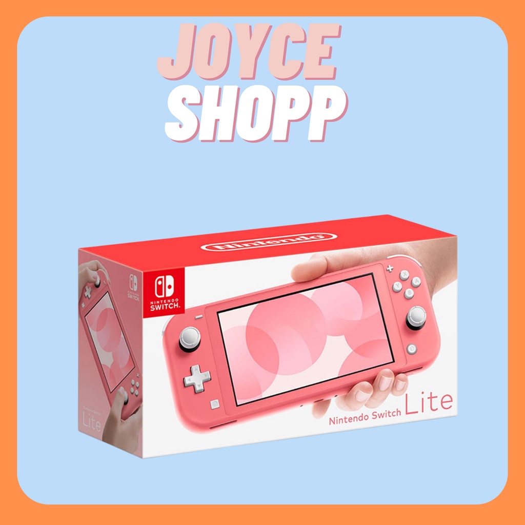 Hàng có sẵn new100% Fullbox Máy Nintendo Switch hồng Coral lite