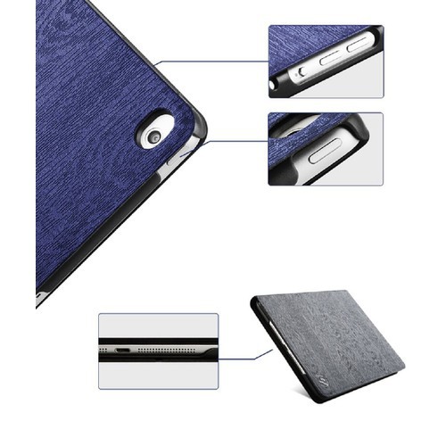 Bao da vân gỗ cao cấp dành cho iPad Mini 1/2/3, Mini 4, iPad 2/3/4, iPad Air, iPad Air 2, iPad 2017, iPad 2018 | BigBuy360 - bigbuy360.vn