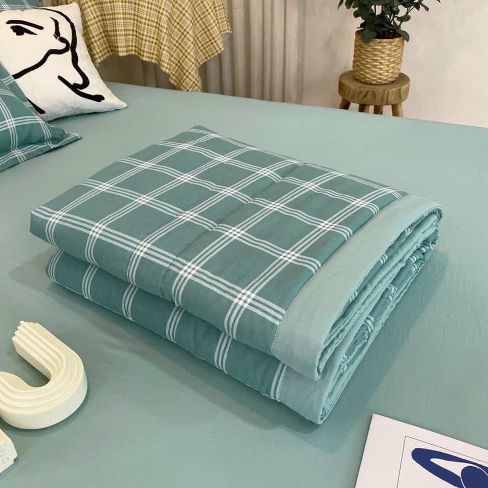 Chăn Điều Hòa, Chăn Muji Kẻ Ka Rô Mẫu Mới