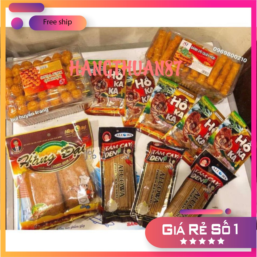 Bim bim tăm cay đen sale giá rẻ nhất shopee 1gói