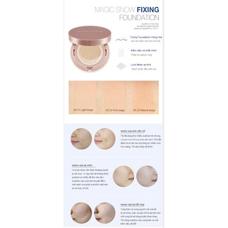 Aprilskin Phấn Magic Snow Fixing Foundation