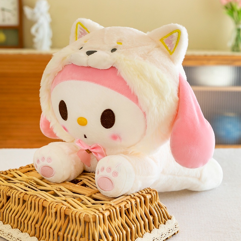 Gấu bông Thỏ bông cosplay Shiba Inu , My Melody, Kuromi sang trọng