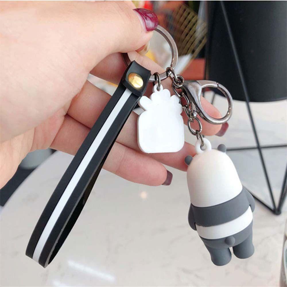Mmluck Móc Khóa Ba Chiều Hình Búp Bê Gấu Nhỏ Hoạt Hình Ba Chiều Treo Túi Xách Đồ Chơi Trẻ Em