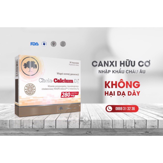 [CHÍNH HÃNG]Canxi hữu cơ Chela - Calcium D3 cho mẹ bầu và sau sinh