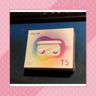 TỔNG CỦ XẢ  Tai nghe Bluetooth QCY T5 trắng + Túi đựng tai nghe QCY TỔNG CỦ XẢ
