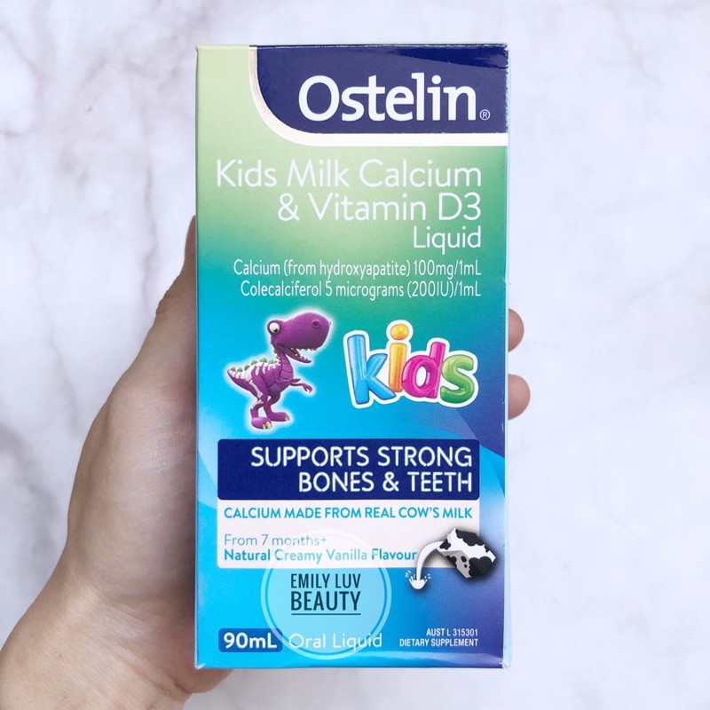 Ostelin Canxi + Vitamin D3 Kids Úc