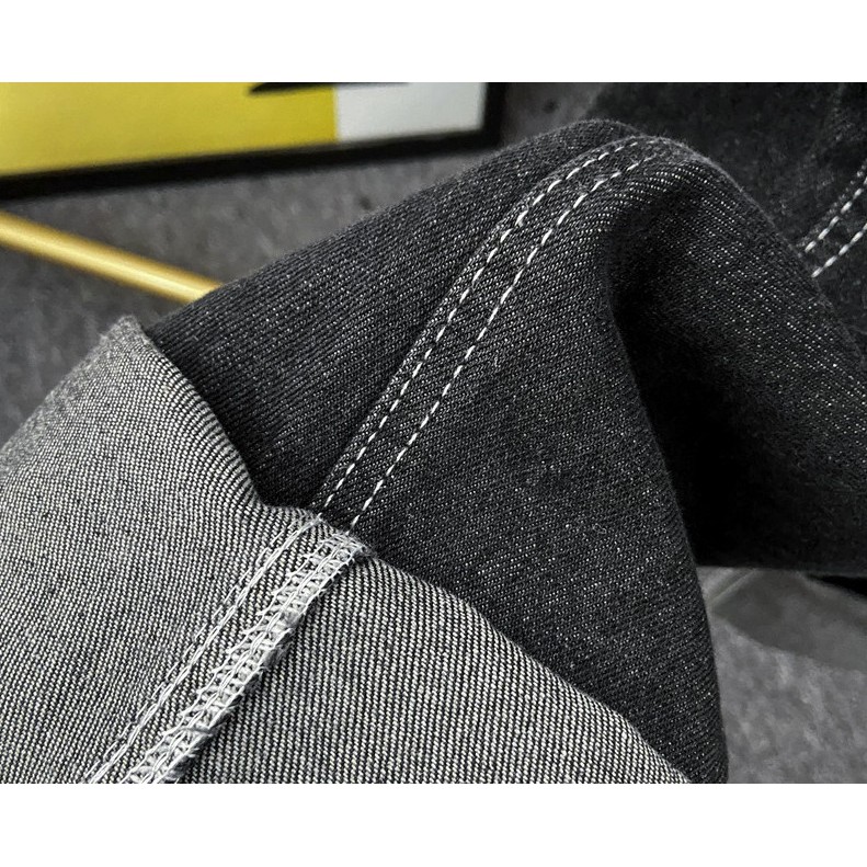 Quần yếm jeans MINION CLOTHING dáng Unisex form rộng Ulzzang Streetwear Hàn Quốc chất bò dày dặn QY3259 | WebRaoVat - webraovat.net.vn