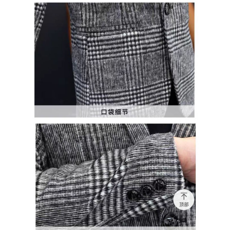 Hàng sẵn _ Áo vest dạ nam thời trang