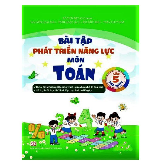 Combo sách - Bài Tập Phát Triển Năng Lực Môn Toán Lớp 5 (Tập 1+2)