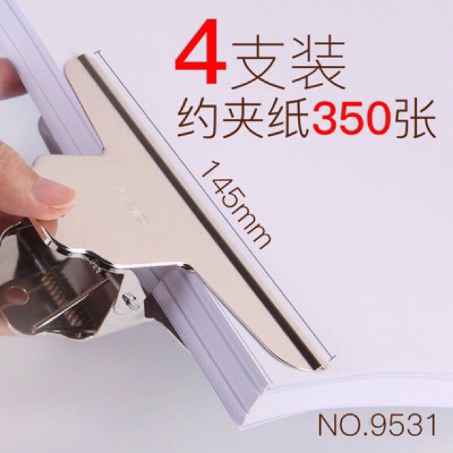 Kẹp inox deli cỡ to 9531