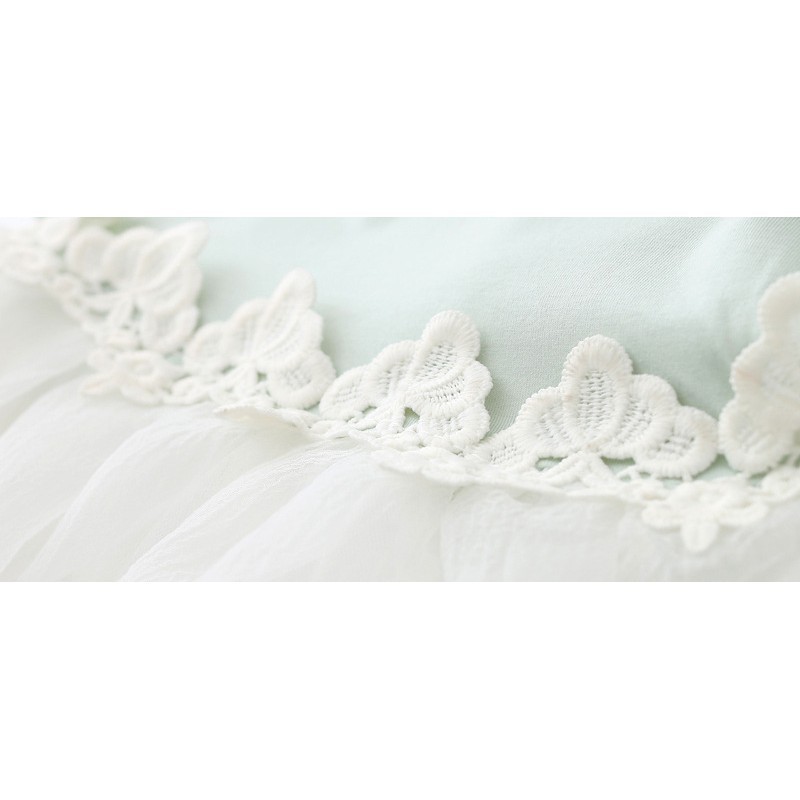 Đầm Công Chúa Tay Ngắn Mùa Hè Cho Bé Gái