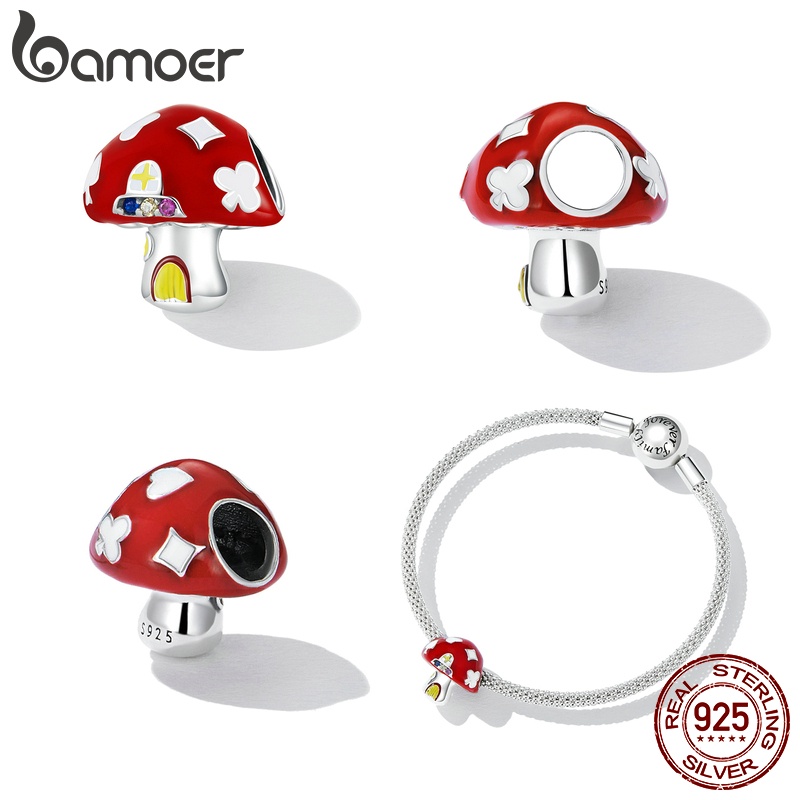 Hạt charm BAMOER bạc 925 thời trang cho nữ