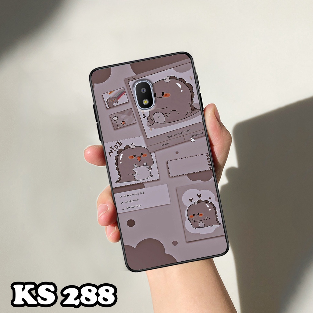 Ốp lưng Samsung J5 Prime - J5 Pro - J5 2015 - J5 2016 - Ốp Samsung in hình khủng long DinoCute - Lưng nhám viền TPU