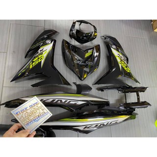 Áo Ex 150 đen bóng tem Mx king