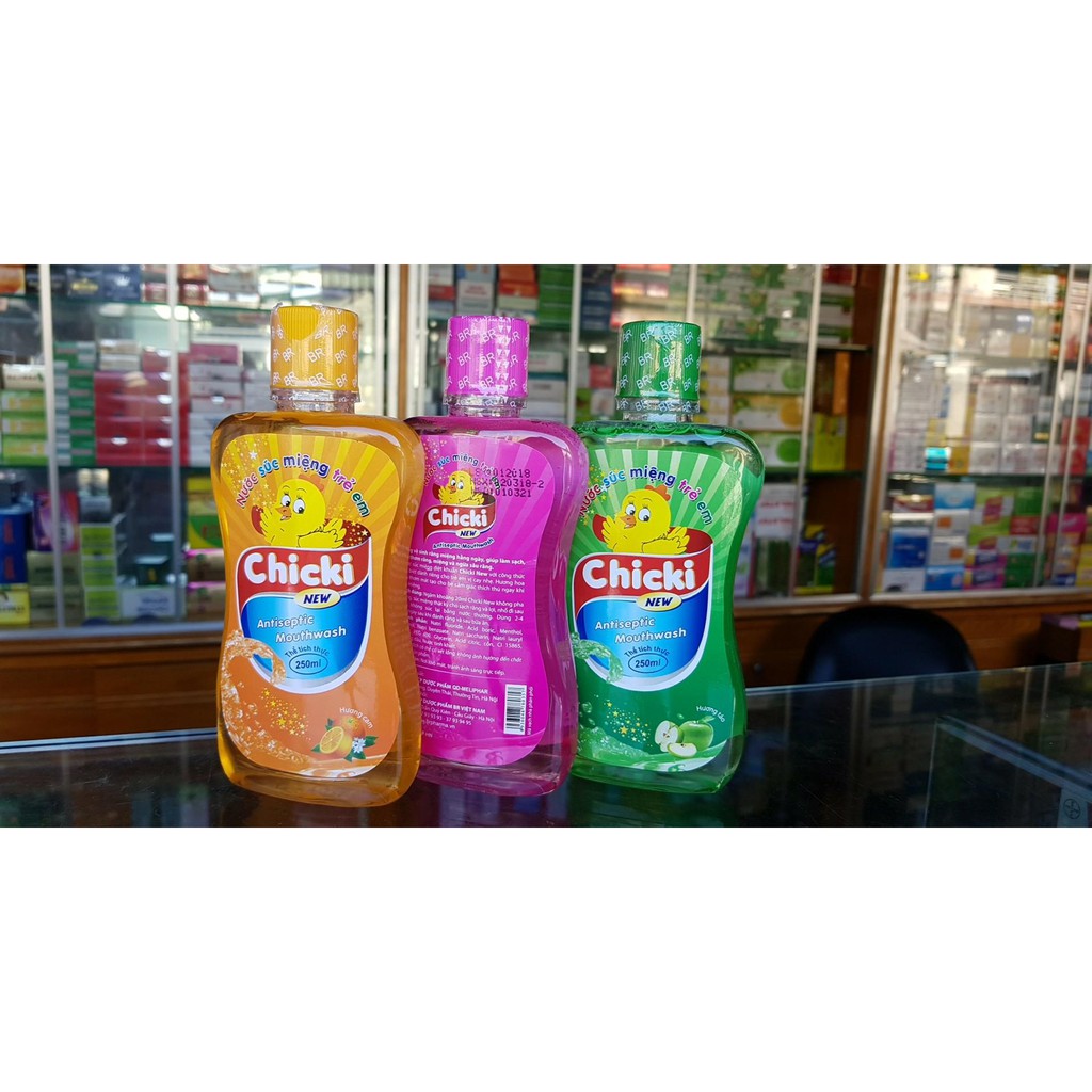 Nước súc miệng trẻ em Chicki 250ml