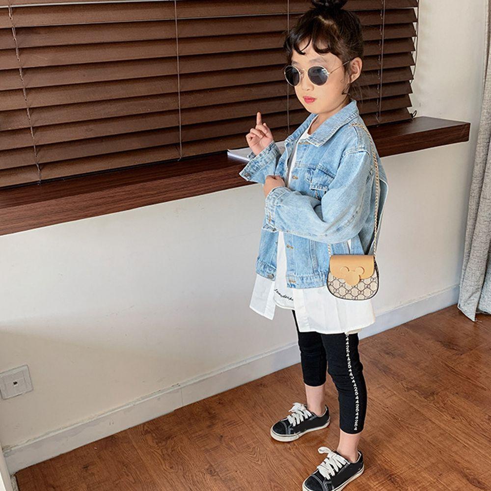 LILYES Túi Đeo Chéo Đựng Điện Thoại Hình Chuột Mickey Dễ Thương Cho Bé Gái