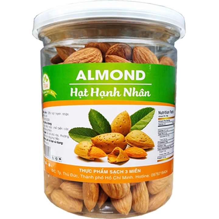 Hạnh Nhân Lõi Sấy Nguyên Vị, Giảm Cân, Ăn Kiêng TPS STORE Nhập Khẩu Mỹ - Tết 2023