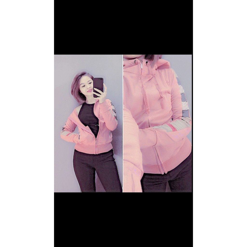 [S03] Áo khoác nữ da cá chống nắng sọc tay - M026 | BigBuy360 - bigbuy360.vn