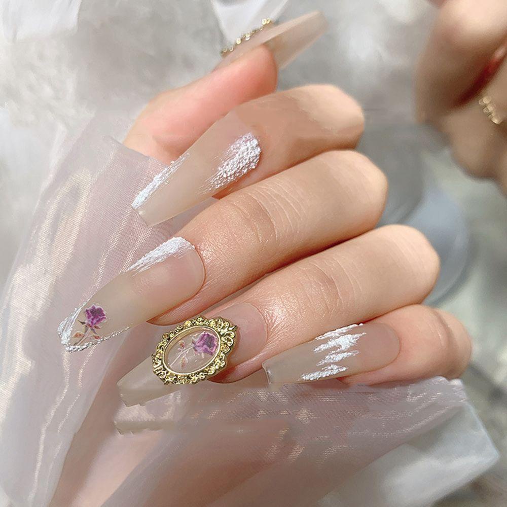 Khung Ảnh CABEZA Trang Trí Móng Tay|Miếng Dán Trang Trí Móng Tay Phong Cách Châu Âu Cổ Điển DIY
