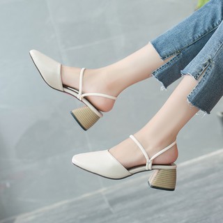 [GIAY88]🌺Giày Cao Gót A177 Đế Vuông / Giày Cao Gót Đơn Giản/ Giày Búp Bê Xinh/ Giày Xinh Hàn Quốc Kín Mũi