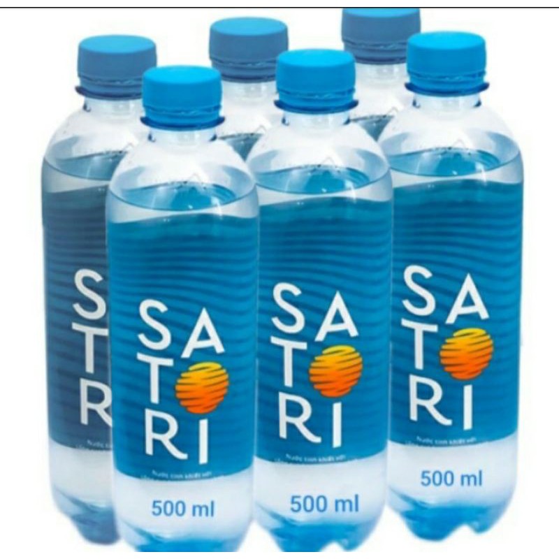 Nước suối tinh khiết Satori 500ml( thùng 24 chai)