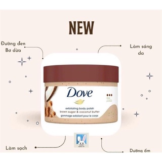 Tắm tẩy tế bào chết dove bảng mỹ - đức