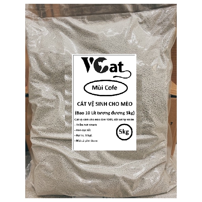 PETTOSAN &amp; VCAT AKI CÁT VỆ SINH CHO MÈO (2 loại) hạt to không bụi vón cục nhanh