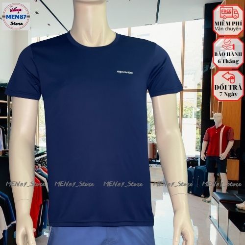 Áo Thun Thể Thao Nam Ôm body Cổ Tròn Tập Gym Thun Cotton Lạnh Co Dãn Thấm Hút Tốt Co Dãn 4 Chiều MEN87_Store