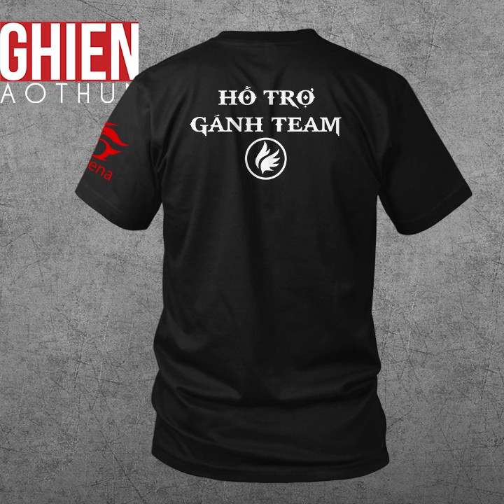 Áo thun UMAD unisex gaming liên quân đấu trường HỖ TRỢ GÁNH TEAM esports nam nữ tay ngắn (40kg-110kg)