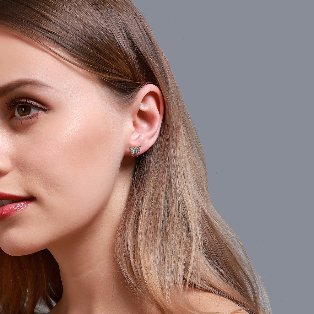 Hoa Tai Hình Bướm Bướm Mới Phong Cách Hàn Quốc Thời Trang Cho Nữ