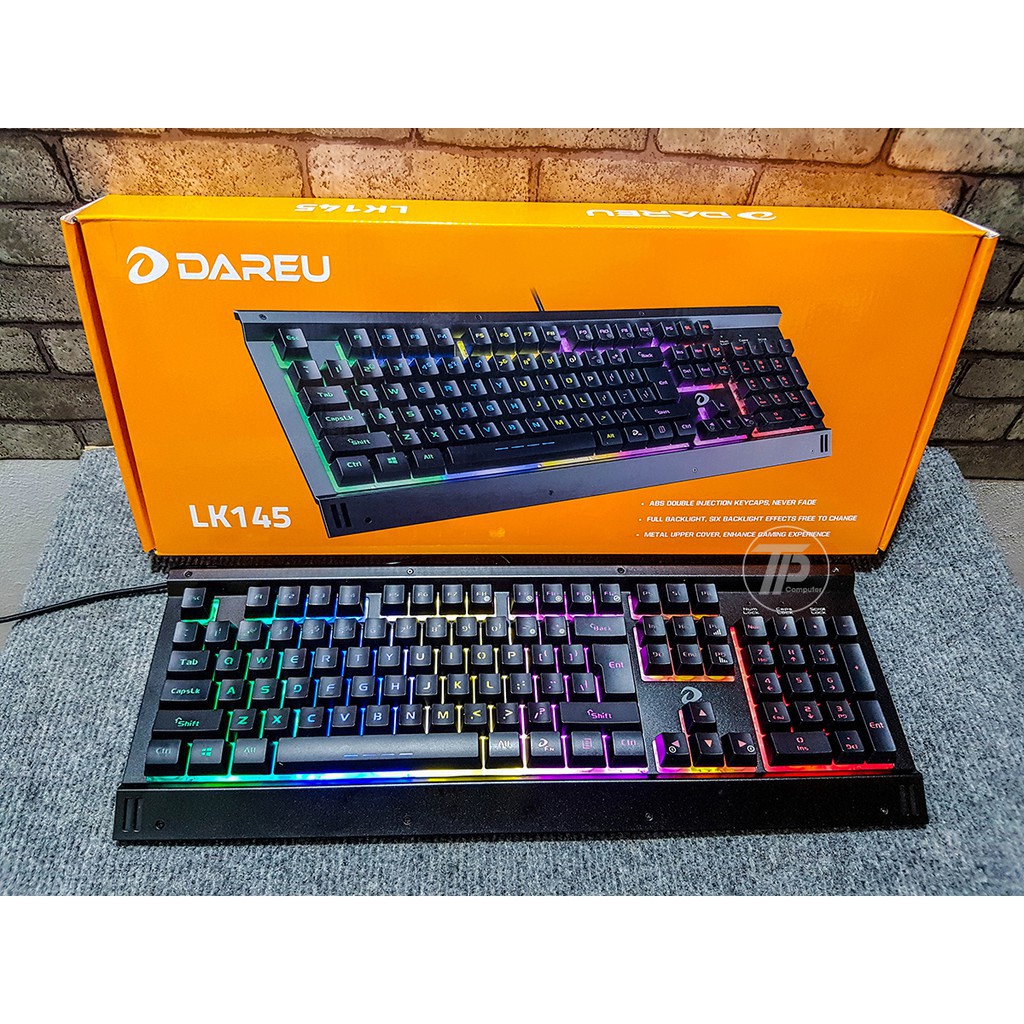 [Mã 267ELSALE hoàn 7% đơn 300K] Bà̀n phím giả cơ Dareu LK145 Gaming