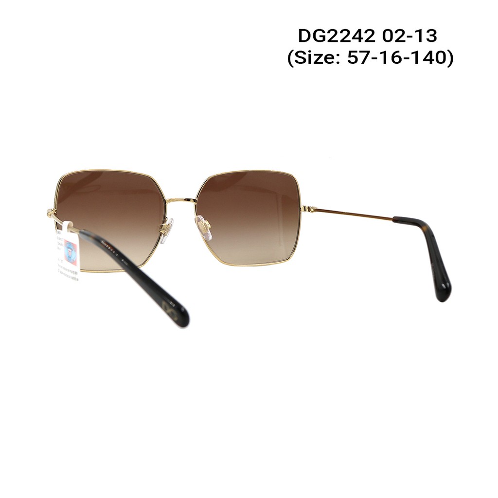 Kính mát chính hãng Dolce Gabbana DG2242 màu sắc thời trang, thiết kế dễ đeo bảo vệ mắt