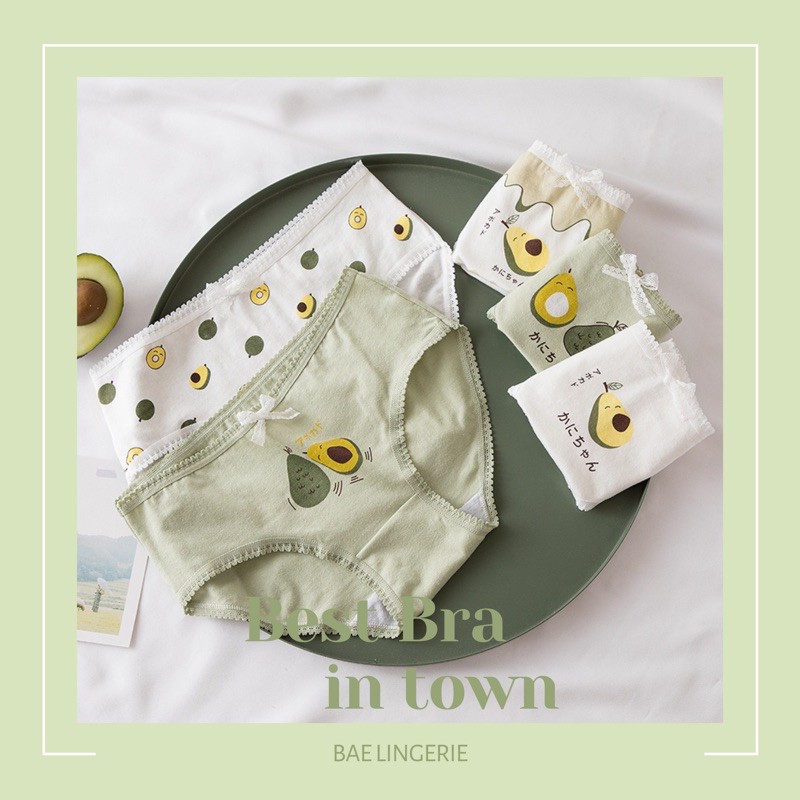 (Có chọn màu) Quần lót nữ cotton thun dễ thương thoáng mát AVOCADO - Bae Lingerie | BigBuy360 - bigbuy360.vn