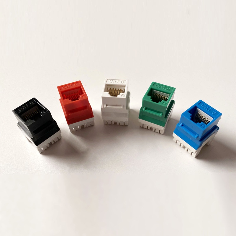 Set 5 Ổ Cắm Mô Đun CAT6 RJ45 8P8C Chuyên Dụng Chất Lượng Cao