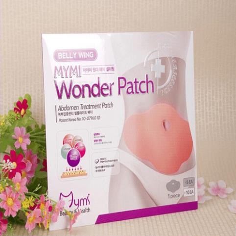 [Sẵn Hàng Giao Ngay] LÀM ĐẸP VỚI Hộp 5 Miếng Dán Tan Mỡ Bụng Mymi Wonder Patch