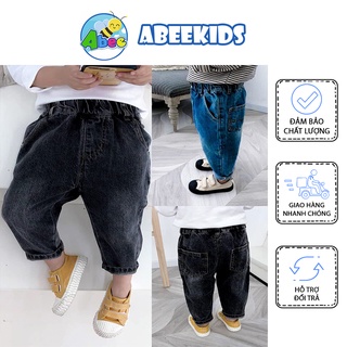 Quần Jean Co Giãn Mặc Đi Học Cho Bé Trai Và Bé Gái Size 8-25kg QJ01