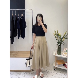 Chân váy dáng dài xếp ly CV24