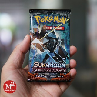 Túi thẻ bài SUN & MOON: Burning Shadows Booster Pack - Màn Đêm Bùng Cháy (Giao pack hình ngẫu nhiên)