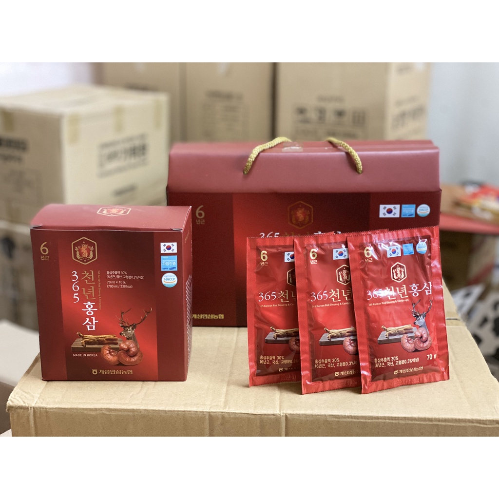 Nước Hồng Sâm Nhung Hươu 365